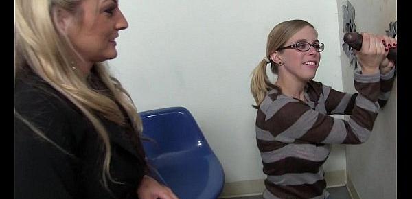  Mom Sindy Lange and Penny Pax at the BBC Glory Hole